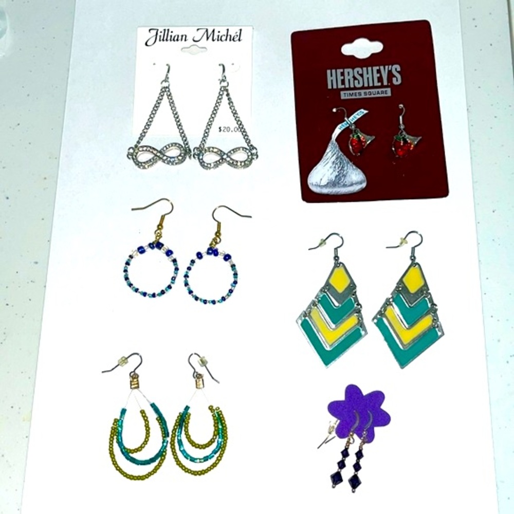 Vintage Earrings Set of 6